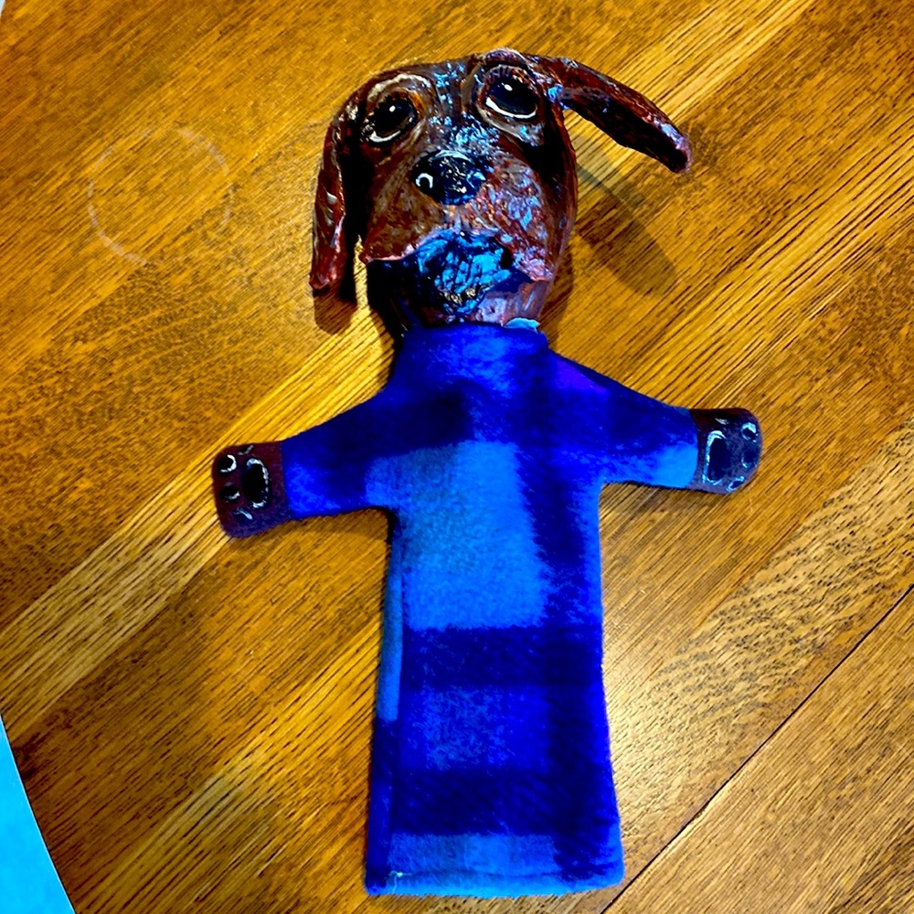 Handmade Puppy Puppet